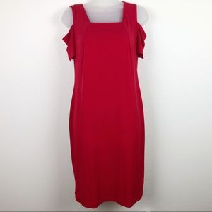 Calvin Klein cold shoulder dress